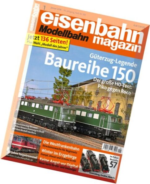 Eisenbahn Magazin — Januar 2016