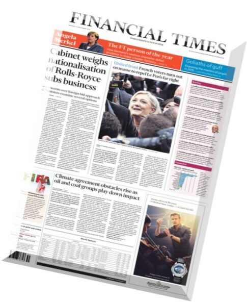 Financial Times UK — (12 — 14 — 2015)