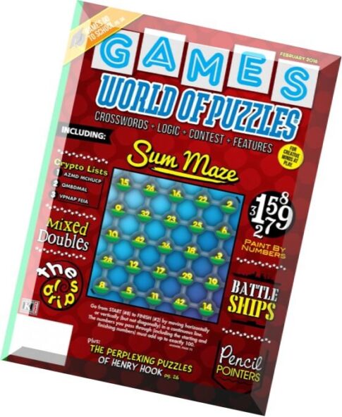 Games World of Puzzles – February 2016