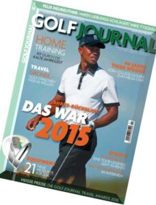 Golfjournal Sportmagazin – Januar 2016