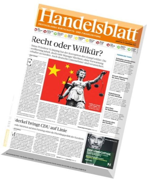 Handelsblatt – 15 Dezember 2015