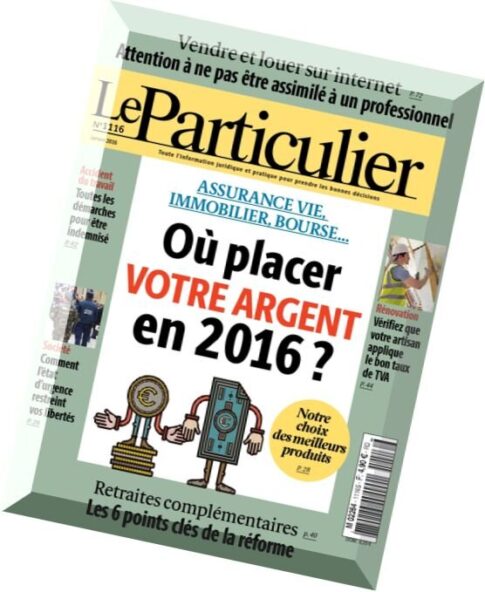 Le Particulier – Janvier 2016