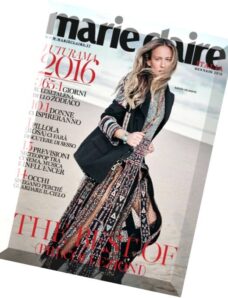 Marie Claire Italia – Gennaio 2016