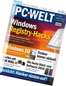 PC-Welt — Januar 2016