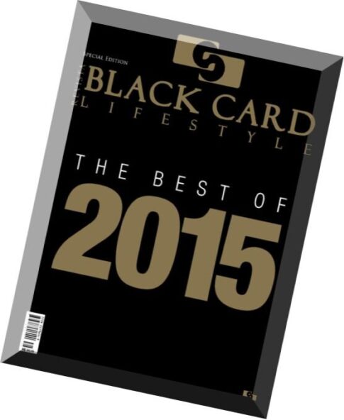 Revista Black Card Lifestyle — The Best Of 2015
