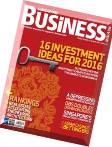 Singapore Business Review — December 2015 — January 2016