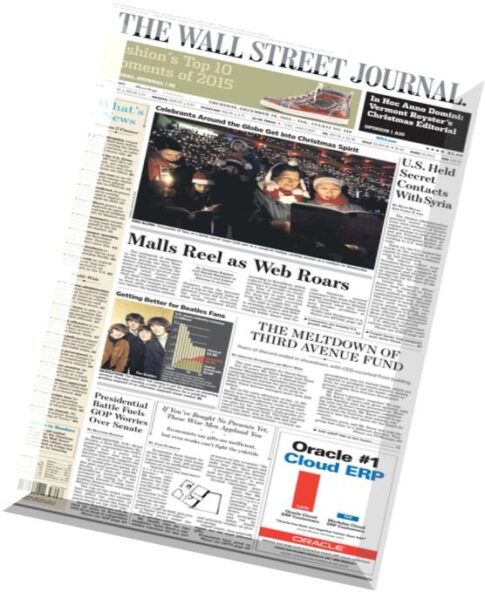 The Wall Street Journal – (12 – 24 – 2015)
