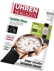 Uhren Magazin – Januar-Februar 2016