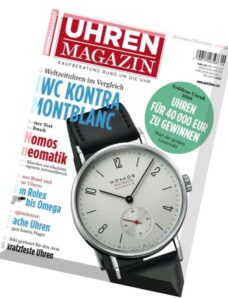 Uhren Magazin — November-Dezember 2015