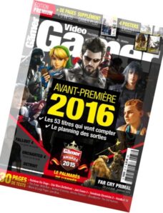 Video Gamer — Janvier 2016