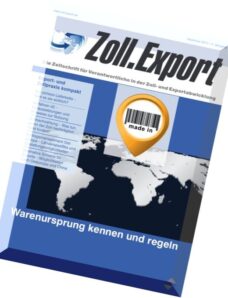 Zoll.Export – Dezember 2015
