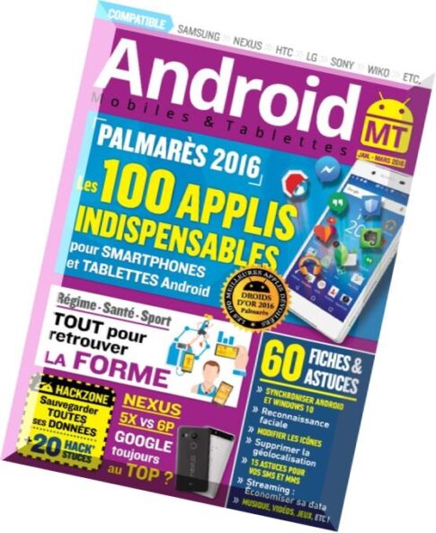Android Mobiles et Tablettes – Janvier-Mars 2016