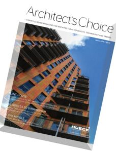 Architect’s Choice – December 2015 – January 2016