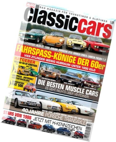 Auto Zeitung Classic Cars – N 2, 2016