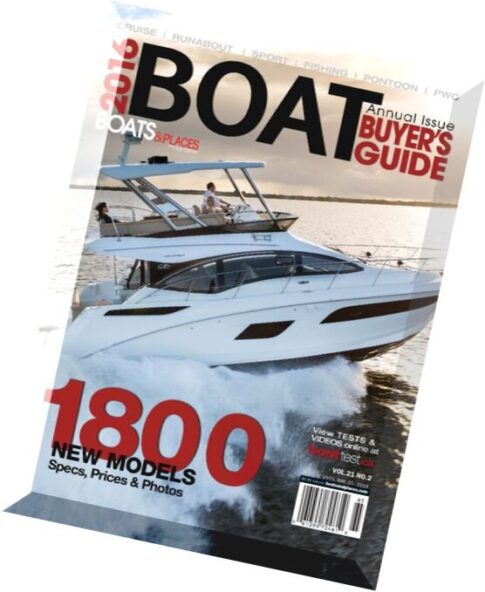 Boats & Places Magazine – 2016 Annual Buyers Guide