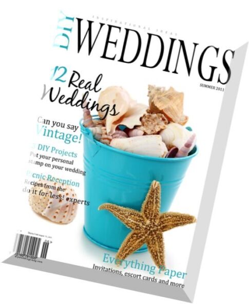 DIY Weddings Magazine – Summer 2011
