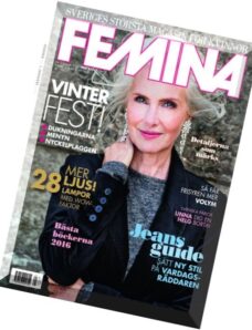 Femina Sweden – Januari 2016