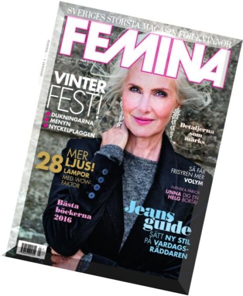 Femina Sweden — Januari 2016