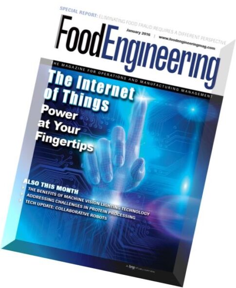 Food Engineering — January 2016
