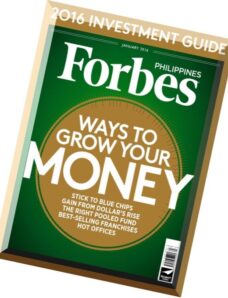 Forbes Philippines — January 2016