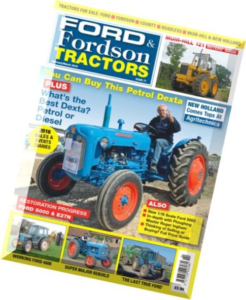 Ford & Fordson Tractors – February-March 2016
