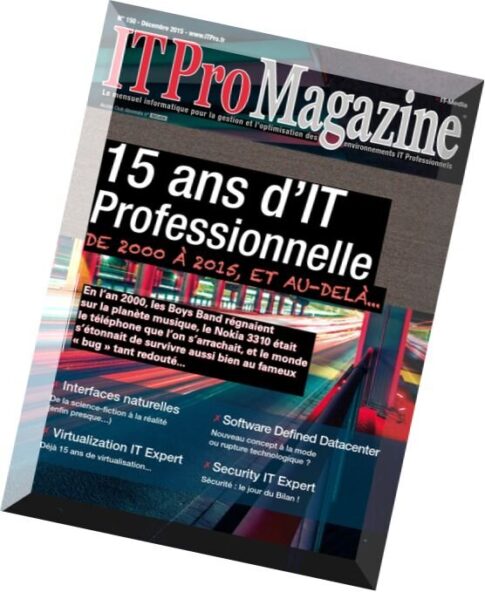 IT Pro Magazine — Decembre 2015