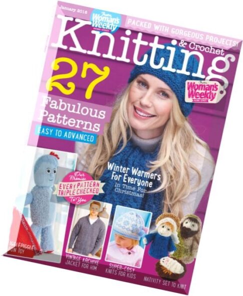 Knitting & Crochet from Woman’s Weekly — January 2016