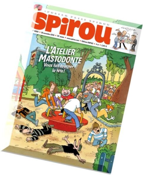 Le Journal de Spirou – 25 novembre au 1 decembre 2015
