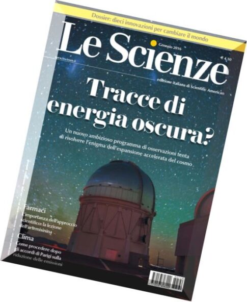 Le Scienze — Gennaio 2016