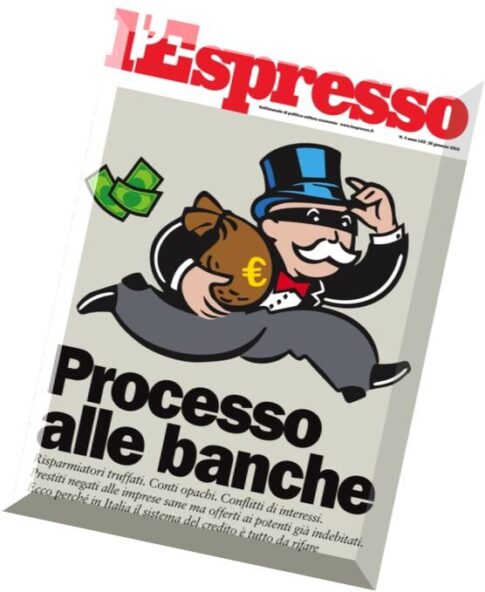 L’Espresso — 28 Gennaio 2016