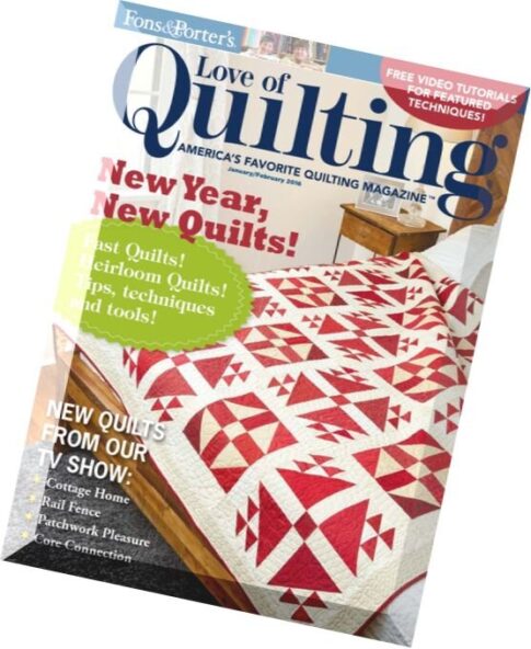 Love of Quilting – January-February 2016