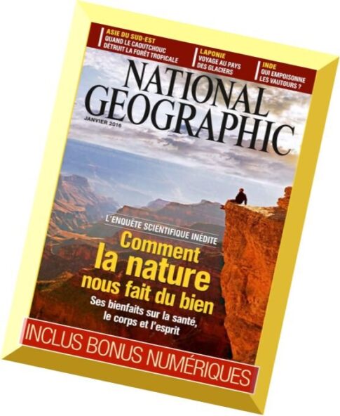 National Geographic France — Janvier 2016