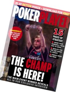 PokerPlayer – January 2016