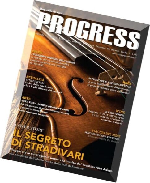 Progress Magazine — Gennaio 2016