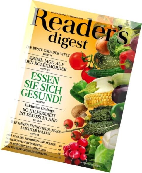 Readers Digest Germany – Februar 2016