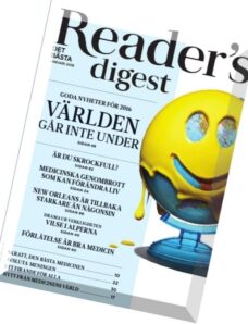 Reader’s Digest Sweden – Januari 2016
