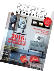 Residences Decoration – Janvier-Fevrier 2016