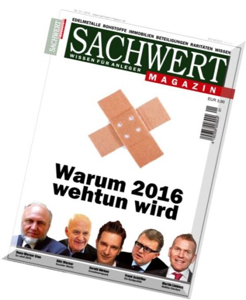 Sachwert Magazin – Nr.1, 2016