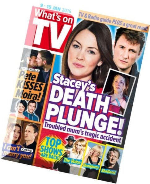 What’s on TV – 9 January 2016