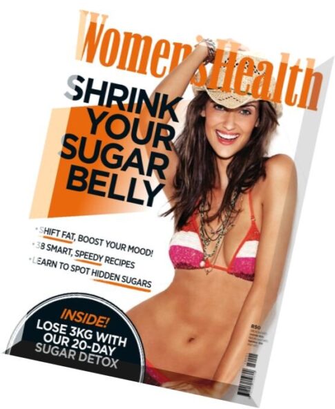 Women’s Health South Africa — Shrink Your Sugar Belly 2015