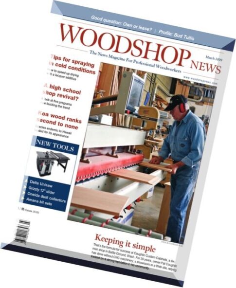 Woodshop News – March 2009