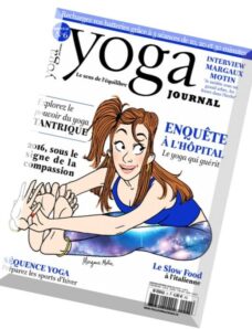 Yoga journal France — Janvier — Fevrier 2016