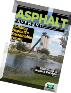 Asphalt Pavement Magazine – January-February 2016