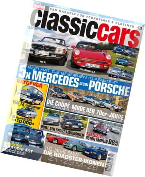 Auto Zeitung Classiccars — Marz 2016