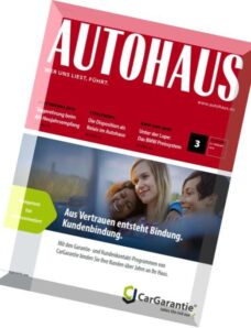 Autohaus – Nr.3 2016