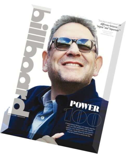 Billboard Magazine — 20 February 2016
