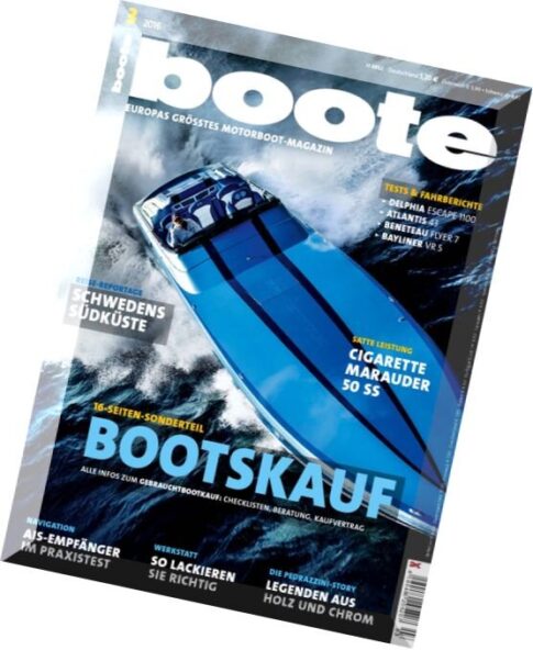Boote – Marz 2016