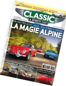 Classic & Sports Car France – Fevrier 2016