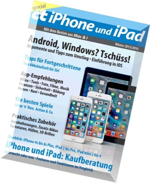c’t magazin — Sonderheft iPhone und iPad (2015)
