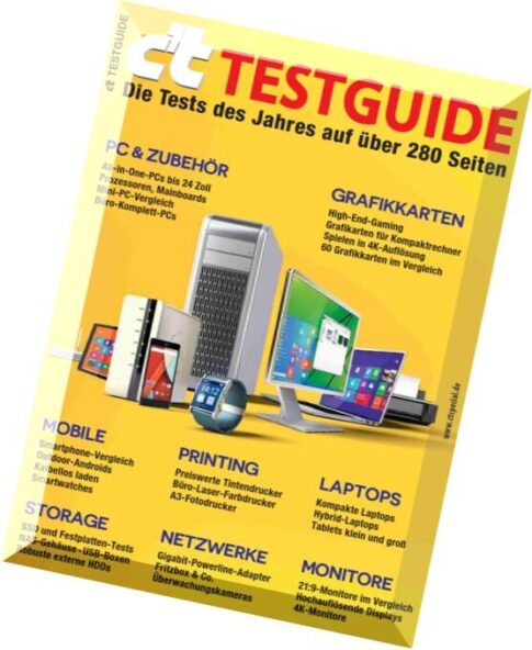 c’t magazin — Sonderheft Testguide — Die Tests des Jahres (2015)
